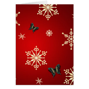 Schneeflocken und Schmetterlinge