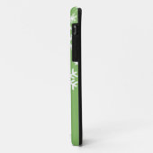 Schneeflocken und Sterne iPhone 5 BT Fall, Grün Case-Mate iPhone Hülle (Hinten/Links)