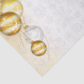 Schneeflocken und Weihnachtsbälle Seidenpapier (Ausschnitt)