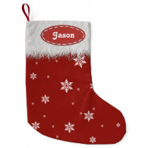 Schneeflocken und weißes Pelz - Weihnachtsfeiertag