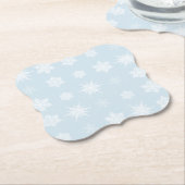 Schneeflocken Untersetzer (angewinkelt)