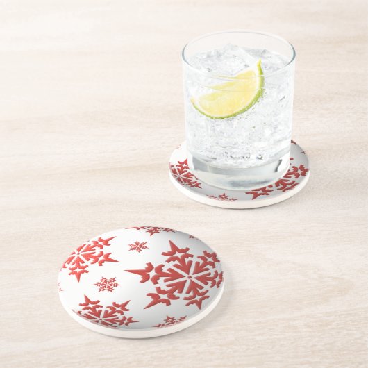 Schneeflocken Untersetzer (Seite)