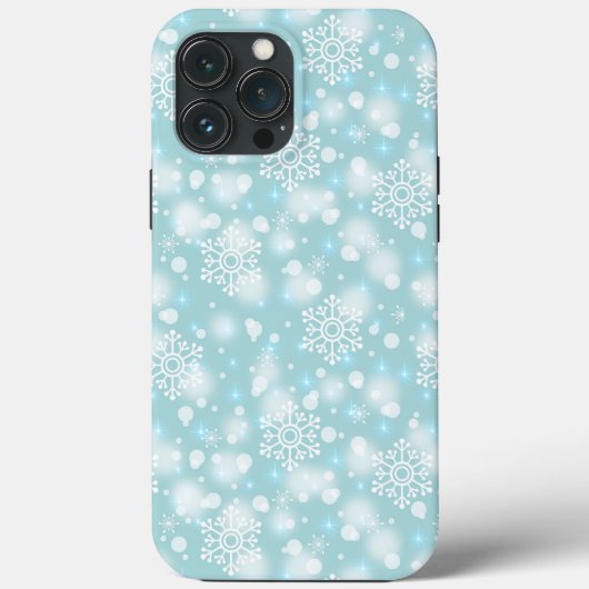 Schneeflocken Urlaub Winter Weihnachten Festlich Case-Mate iPhone Hülle (Rückseite)