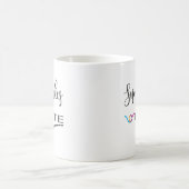 Schneeflocken-vereint! Politischer liberaler Wider Kaffeetasse (Mittel)