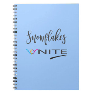 Schneeflocken-vereint! Politischer liberaler Wider Notizblock