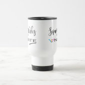 Schneeflocken-vereint! Politischer liberaler Wider Reisebecher (Mittel)