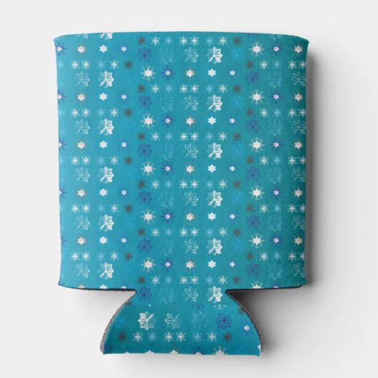 Schneeflocken VII Dosenkühler (Rückseite)