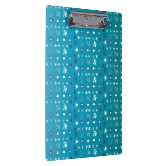 Schneeflocken VII Klemmbrett (Rechts)