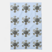 Schneeflocken Violet Küchentücher (Vertikal)