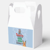 Schneeflocken vom Weihnachtsmann witziger Witz Geschenkschachtel (Geöffnet)