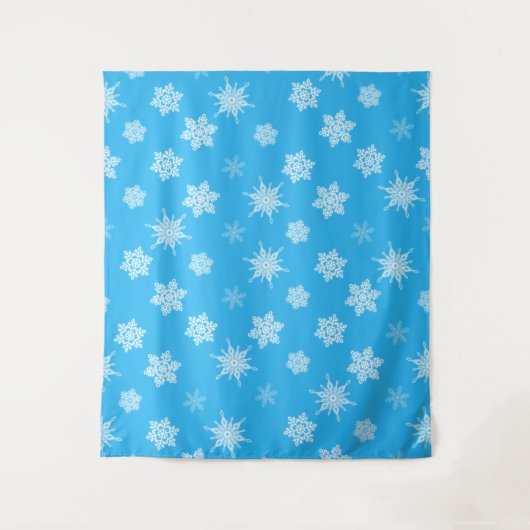 Schneeflocken Wandteppich (Vorderseite)
