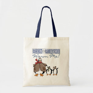 Schneeflocken Warm Me Holiday Shirts und Geschenke Tragetasche