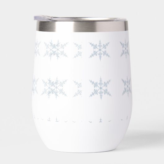 Schneeflocken Wasserflasche (Rechts)