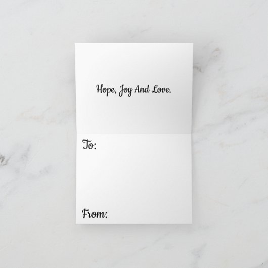 Schneeflocken Weihnachten (Innenseite)