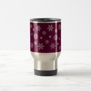 Schneeflocken Weihnachten Reise Tasse