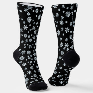 Schneeflocken Weihnachten Socken