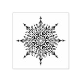 Schneeflocken Weihnachten Weihnachten Briefmarke Gummistempel (Prägung)