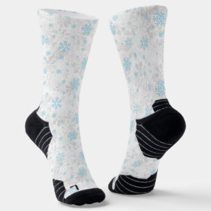 Schneeflocken Weihnachten/Winter Socken