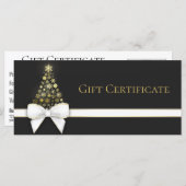 Schneeflocken Weihnachtsbaum Bow Black Gray Gesche (Vorne/Hinten)