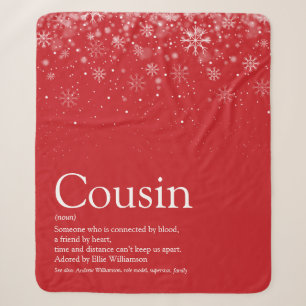 Schneeflocken Weihnachtsferien Cooler Cousin Zitat Sherpadecke