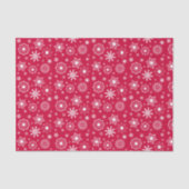 Schneeflocken Weihnachtsgeschenk Tissue Seidenpapier (Vorderseite)