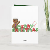 Schneeflocken Weihnachtskarte Feiertagskarte (Rückseite)