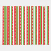 Schneeflocken Weihnachtslinien Muster Fleece Decke (Vorderseite (Horizontal))