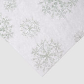 Schneeflocken Weiß Seidenpapier (Detail)
