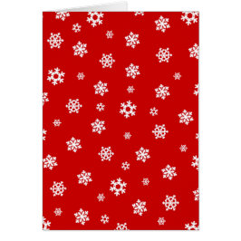 Schneeflocken (weiß) [Weihnachtsmuster]