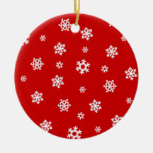 Schneeflocken (weiß) [Weihnachtsmuster]