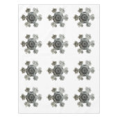 Schneeflocken Weiße Tablette Tischdecke (Vorderseite)