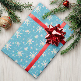 Schneeflocken Whimsical Fun Niedliche Weihnachten  Geschenkpapier