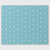 Schneeflocken Whimsical Fun Niedliche Weihnachten Geschenkpapier (Flach)