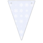 Schneeflocken Wimpelkette (Erste Fahne)