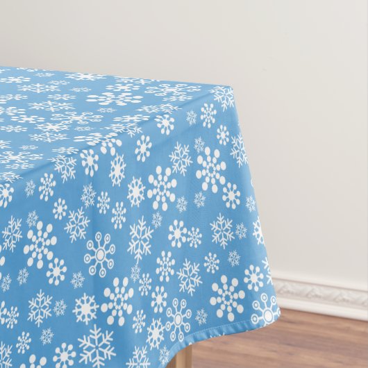Schneeflocken Winter Cotton Tablecloth, 52"x70" Tischdecke (Beispiel)