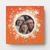 Schneeflocken & Winter Fotoplatte (Vorderseite)