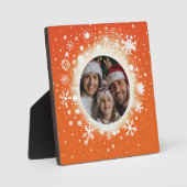 Schneeflocken & Winter Fotoplatte (Vorderseite)