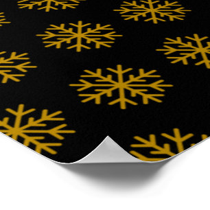 Schneeflocken Winter Weihnachten Feiertag Xmas Dez Poster