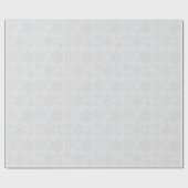 Schneeflocken-Winter-Weihnachtsmuster Geschenkpapier (Flach)
