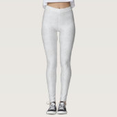 Schneeflocken-Winter-Weihnachtsmuster Leggings (Vorderseite)