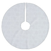 Schneeflocken-Winter-Weihnachtsmuster Polyester Weihnachtsbaumdecke (Vorderseite)