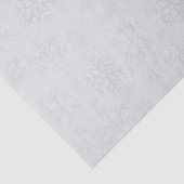 Schneeflocken-Winter-Weihnachtsmuster Seidenpapier (Detail)