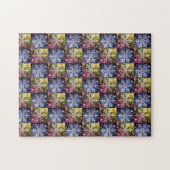 Schneeflocken Winternacht / 1974 / Sangria Basic Puzzle (Horizontal)