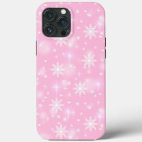 Schneeflocken Winterpink
