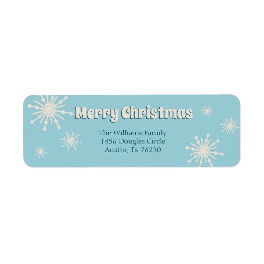 Schneeflocken Winterurlaub Blue Einfaches Freizeit (Vorne)