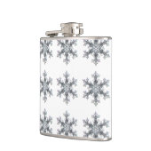 Schneeflocken, Winterwunderland Flachmann (Links)