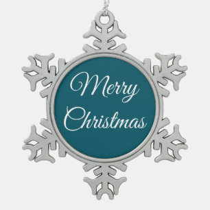 SCHNEEFLOCKEN Zinn-Ornament