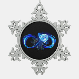  SCHNEEFLOCKEN Zinn-Ornament