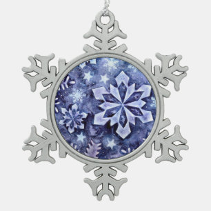 Schneeflocken Zinn-Ornament