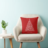Schneeflockenbaum auf Rot Kissen (Stuhl )